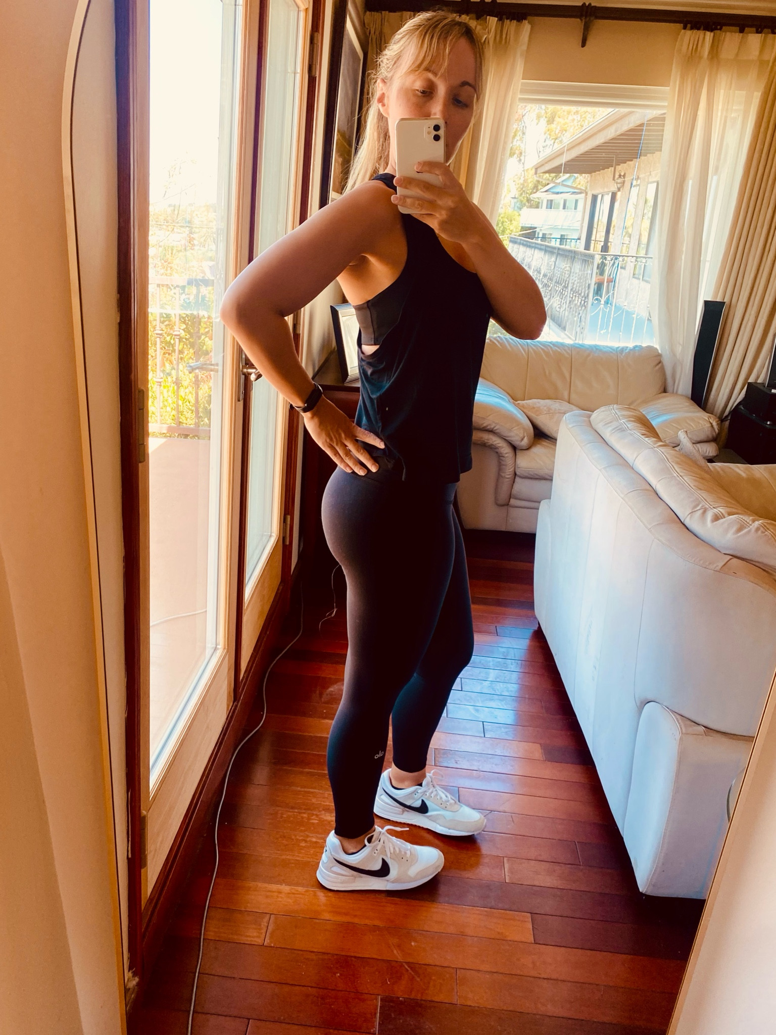 @alo top with my previous outfit post

#athleisure #alo #workout #outfit #matchingset 

#LTKfindsunder100 #LTKfitness 

#LTKActive