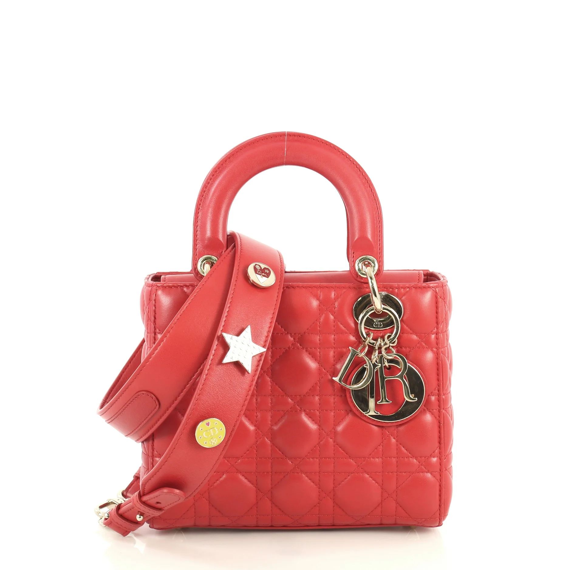 My Lady Dior Bag Cannage Quilt Lambskin | Rebag
