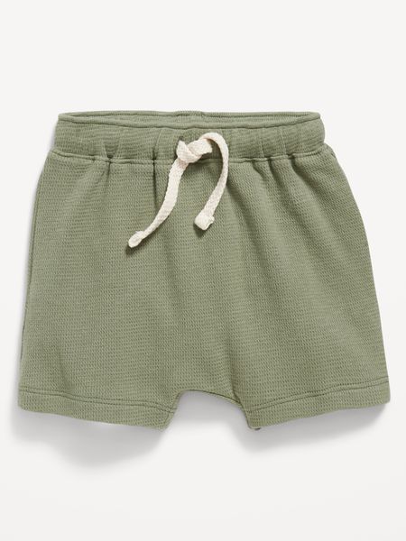 Unisex Thermal-Knit Pull-On Shorts for Baby | Old Navy (US)