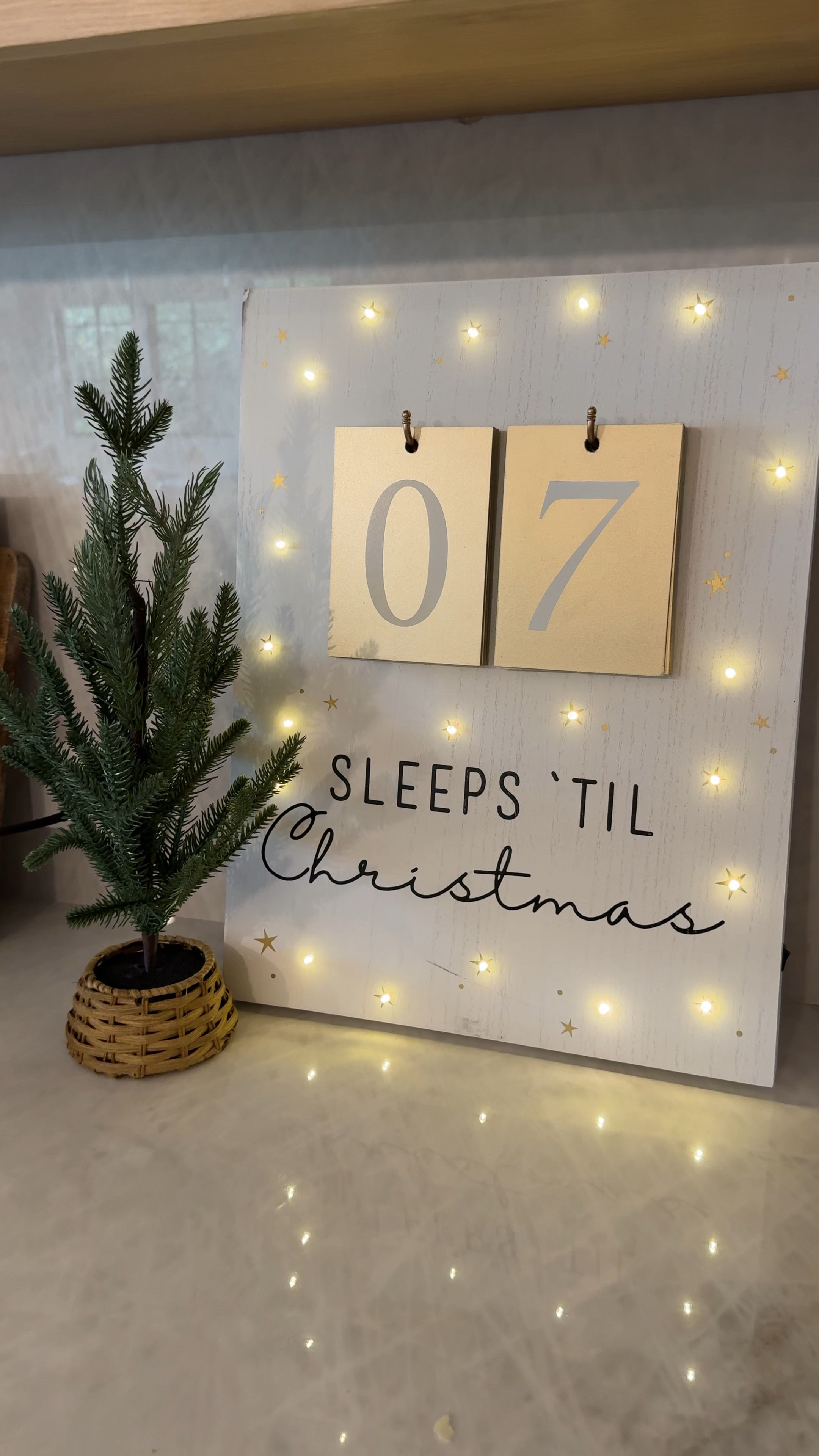 Back in stock finally! The cutest Christmas countdown calendar and little Christmas tree. Love therattan base. Target JCPenney 

#LTKFindsUnder100 #LTKHome #LTKSaleAlert