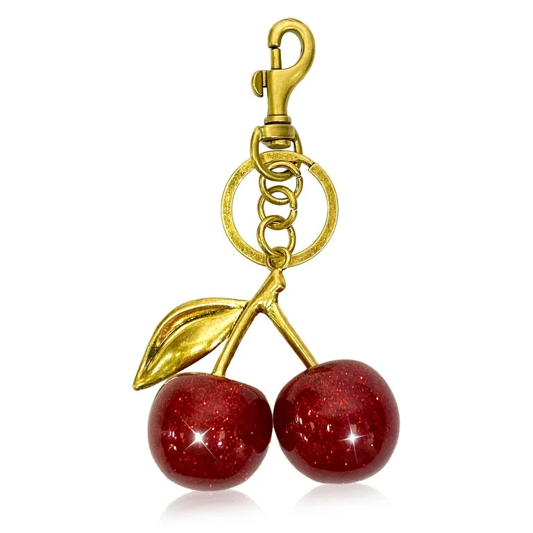 Cherry Keychain Bag Charm Cute Keychain Purse Charms Gifts for Women Cherry Accessories for Handb... | Walmart (US)