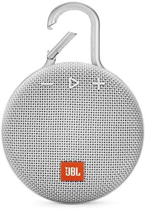 JBL Clip 3 Portable Waterproof Wireless Bluetooth Speaker - White | Amazon (US)