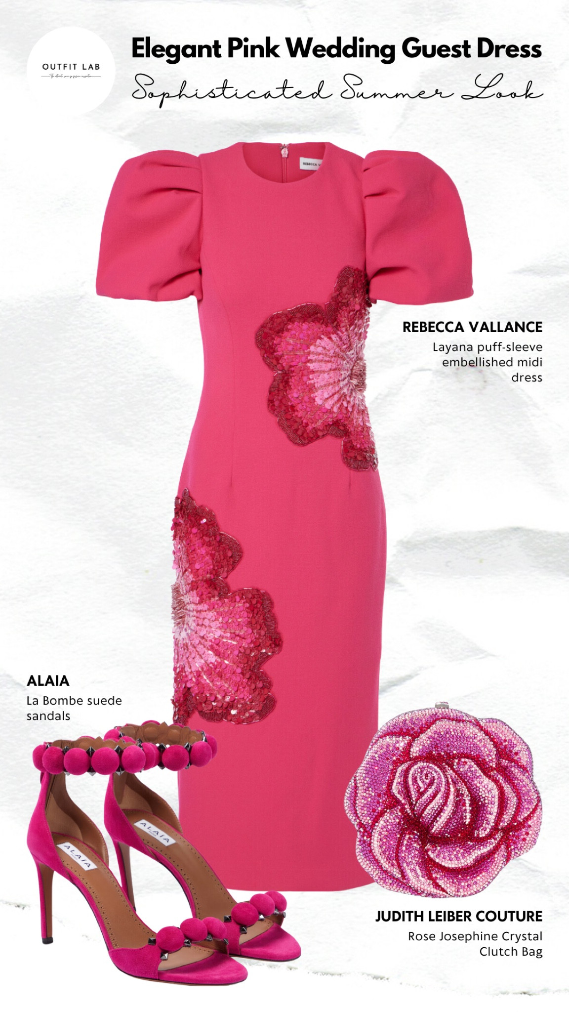 Elegant Pink Wedding Guest Dress: Sophisticated Summer Look – Shop Now!

Step into sophistication with this elegant pink wedding guest outfit. Featuring a refined Rebecca Vallance dress that exudes timeless charm, paired with chic Alaia sandals for a stylish touch. Complete the look with a glamorous Judith Leiber Couture bag to elevate your ensemble. Perfect for a summer wedding, this outfit ensures you make a lasting impression with its elegance and grace. Shop now to elevate your wedding guest wardrobe!

#LTKStyleTip #LTKParties #LTKWedding