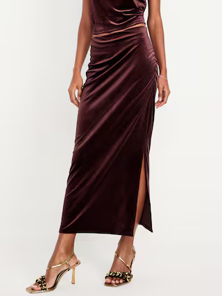 Velvet Maxi Skirt | Old Navy (US)