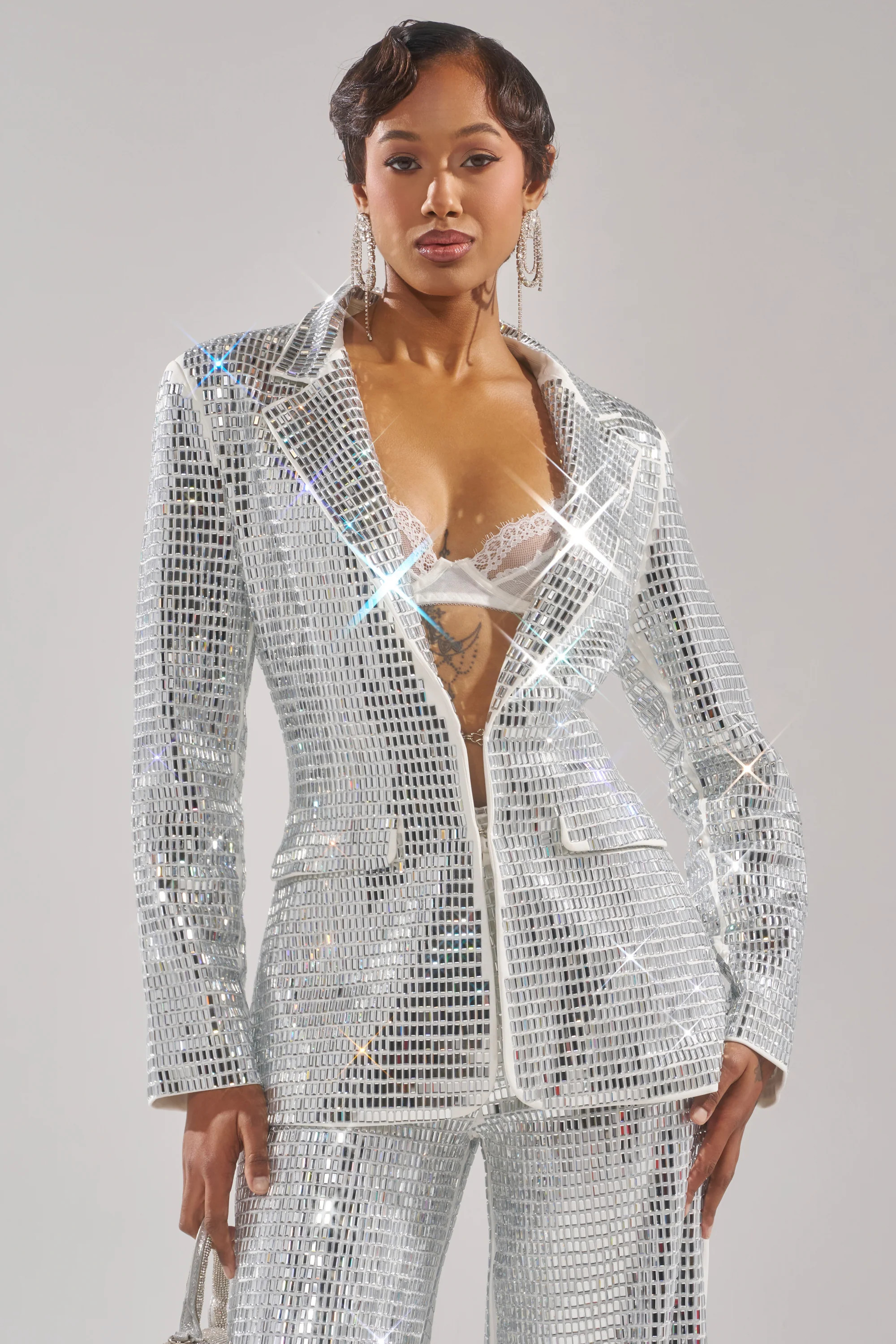CAN'T GET ENOUGH RHINESTONE BLAZER | AKIRA
