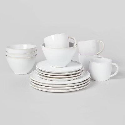 16pc Stoneware Houlton Dinnerware Set - Threshold™ | Target