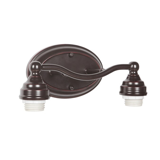 Portfolio 2-Light Bronze Transitional Vanity Light Bar Lowes.com | Lowe's