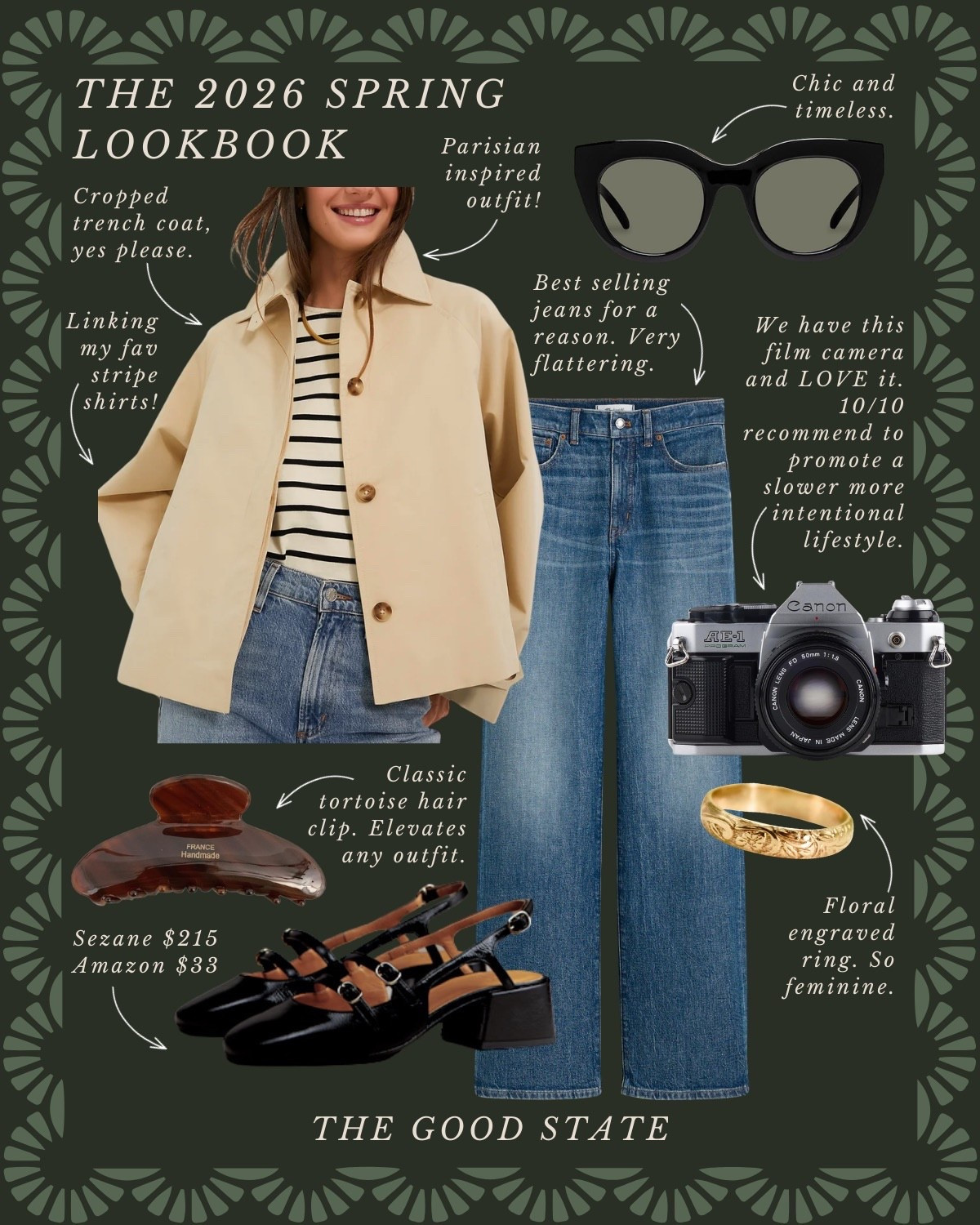 This collection is for the Spring girlies. The ones longing for the warmth of sunshine on their skin and a cool breeze blowing through their hair. Shorts and a sweatshirt weather. A flowy dress and a light cardigan. This is for the ladies counting down the days until the farmers market opens back up. The ones who love early mornings at the market—flaky croissant in one hand and a rosemary latte in the other. This is for the ones who can’t resist a bouquet of fresh flowers and are trying to figure out how to grow their own cut flower garden at home. For the ones who spend the golden evenings having a picnic with friends. For the people (like me) who always have a picnic blanket in their car. This is for the girlies love allllll things gingham, their trusty ball cap, pops of color  and who firmly believe you can’t have too many neck scarves or bandanas. For the ones who love feminine details like lace trim, dainty florals and ruffles. This Spring may we slow down, breathe deep, embrace the life all around and romanticize the seemingly ordinary moments🌼

#LTKootd #LTKSaleAlert #LTKActive