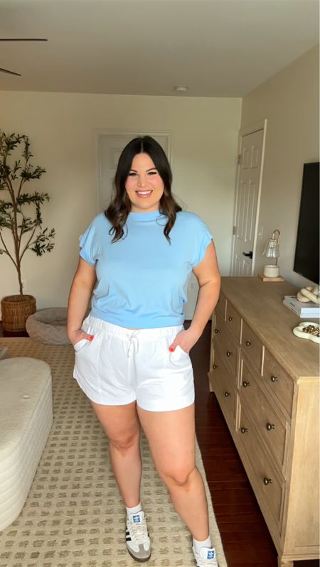 Sharing some red, white, + blue fashion finds from @targetstyle ❤️🤍💙 in case you need a last minute outfit for Memorial Day or even 4th of July! But everything is available in other color options if your not looking for something so festive 😅 and pretty much everything is on sale right now! 

Sizes:
Blue top: XL
White shorts: XL 

Target fashion, Target, Target style, Target fashion finds, Memorial Day outfit, Memorial Day, 4th of July, 4th of July outfit, midsize 



#LTKMidsize #LTKSeasonal #LTKStyleTip