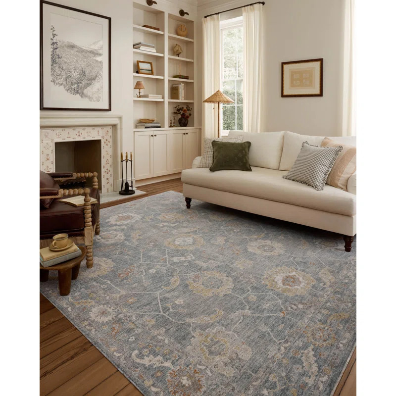 Chris Loves Julia x Loloi Louisa Oatmeal / Slate Area Rug | Wayfair North America