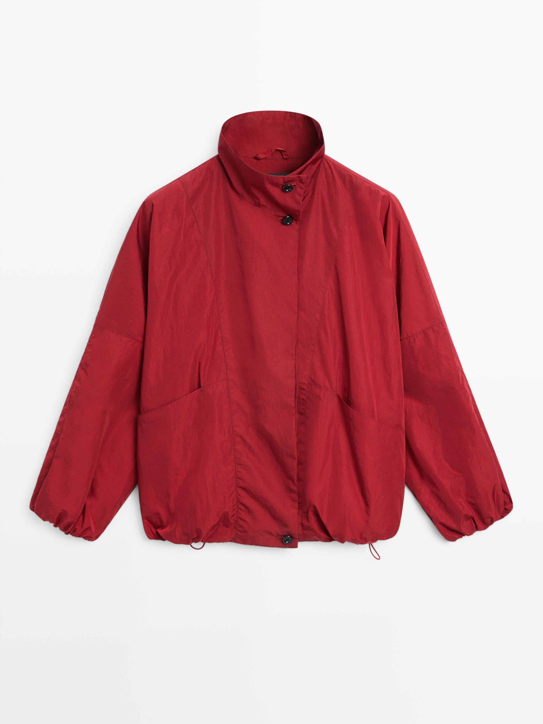 High neck bomber puff jacket | Massimo Dutti US