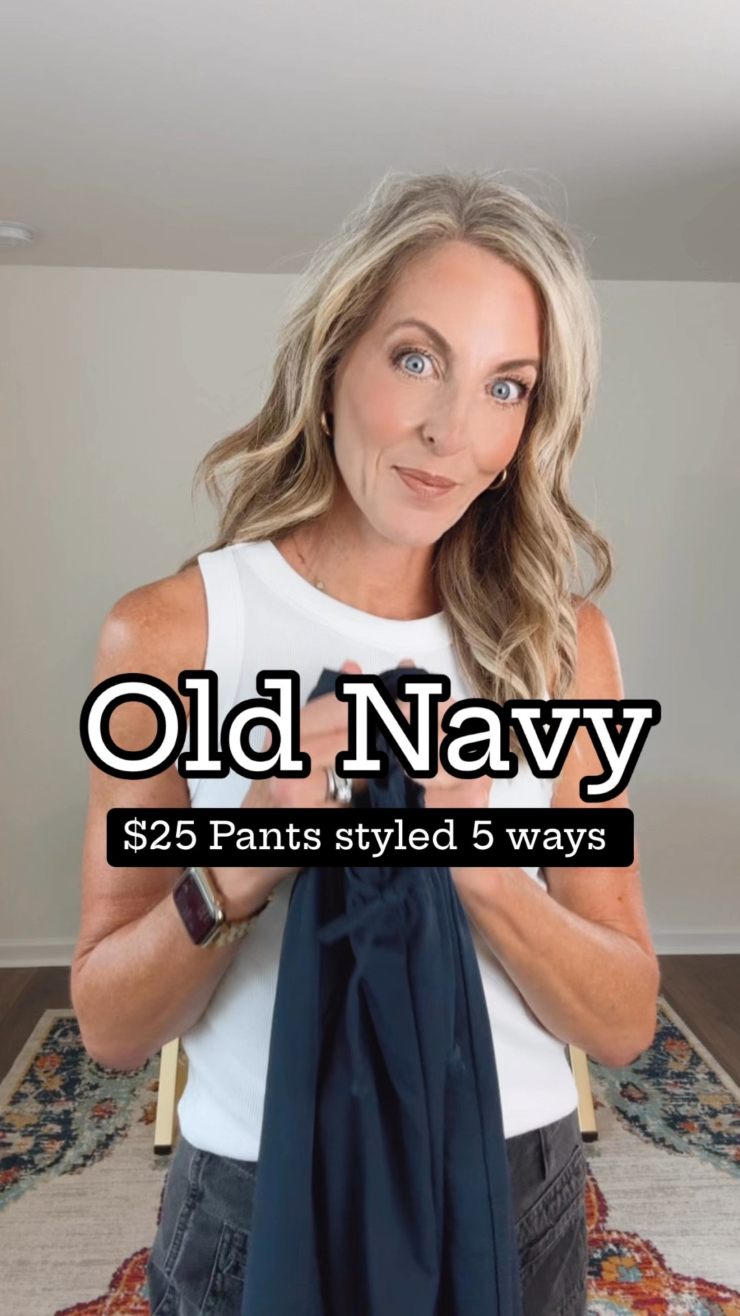 Old Navy work pants styled five ways with many items you might already have in your closet –These high waisted Billie straight trousers on sale today $24 (with extra for card holders) wearing a size small – runs big could’ve done an extra small pocket comes in six colors- all top flaked – striped top and Chevron tank top on sale at Gap! Wearing a small and all tops! 

#LTKStyleTip #LTKBacktoSchool #LTKWorkwear