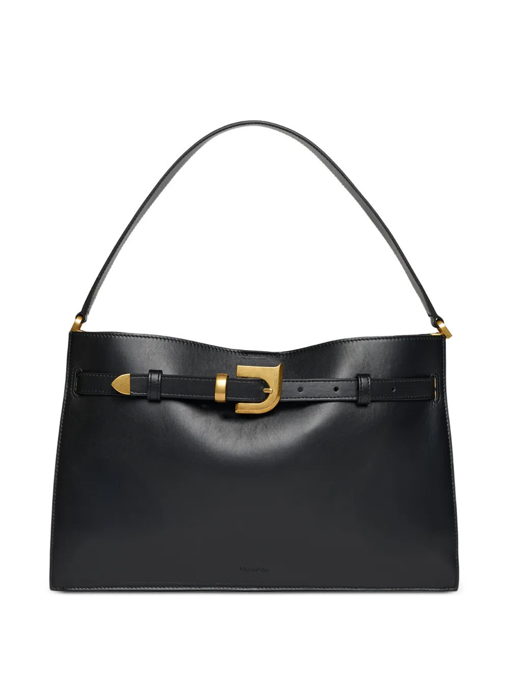 Nanushka Harmonica buckle-detail tote bag - Black | Farfetch Global