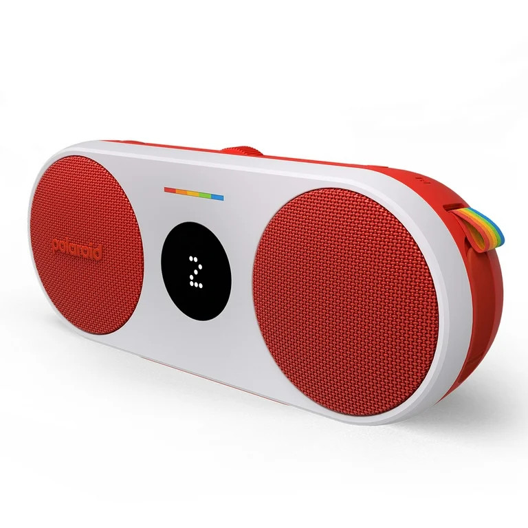Polaroid P2 Portable Bluetooth Speaker with Wrist Strap (Red & White) | Walmart (US)