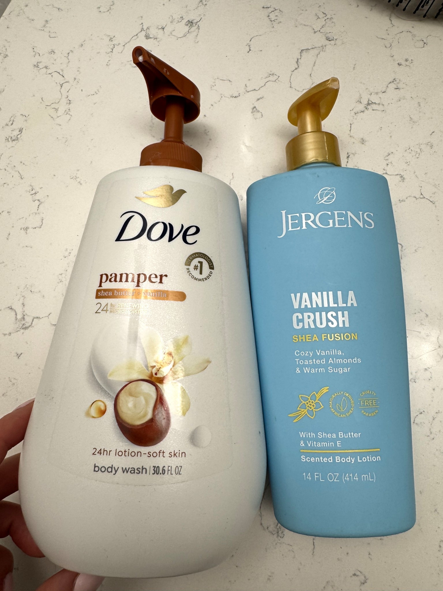 New favorites! It will give you the yummiest skin ever!!  
New Jergens body lotions smells like a Christmas cookie. Yum! 



#LTKMothersDay #LTKBeauty #LTKselfcare