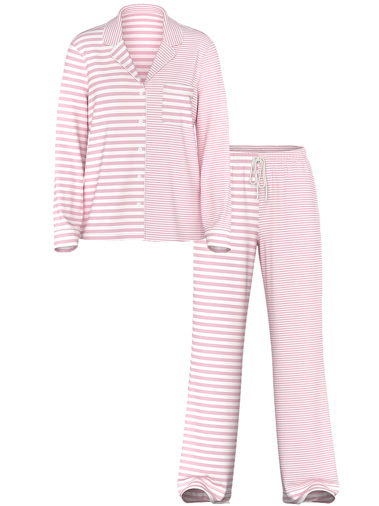 Buy Modal Soft Long Pajama Set, Print - Order Pajamas Sets online - Victoria's Secret US | Victoria's Secret (US / CA )