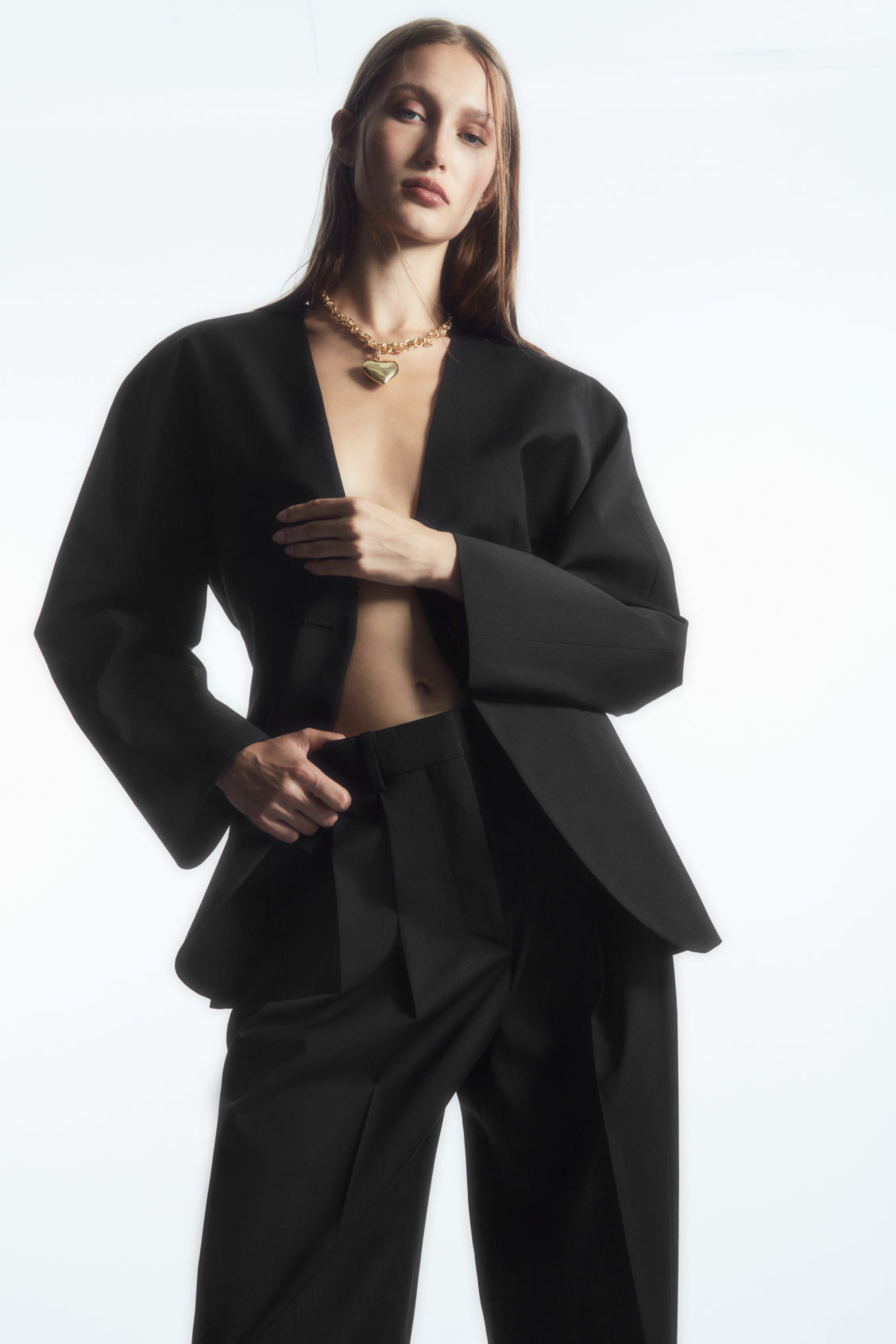 WIDE-LEG TAILORED WOOL TROUSERS | COS UK