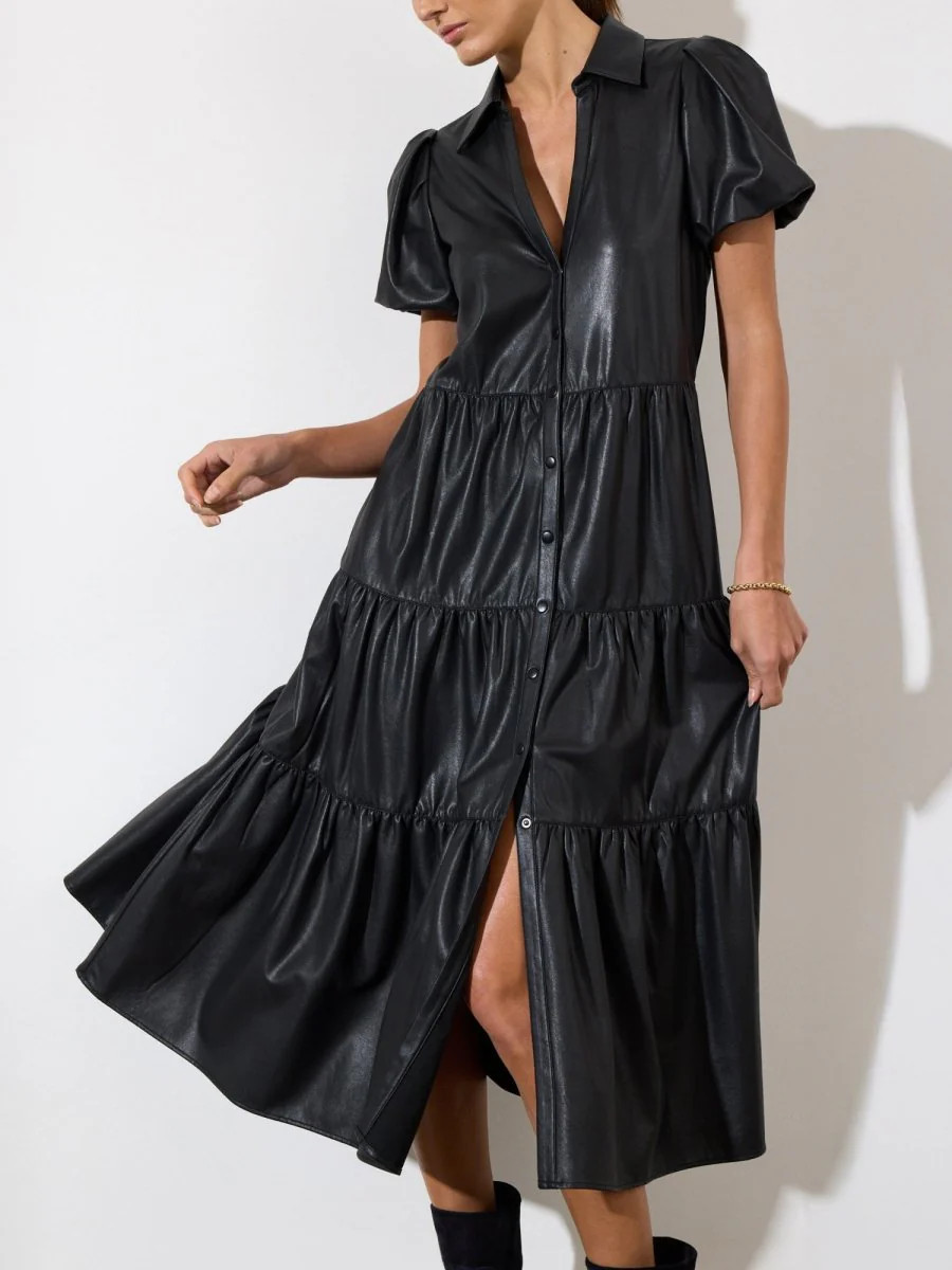 The Havana Vegan Leather Dress | Brochu Walker