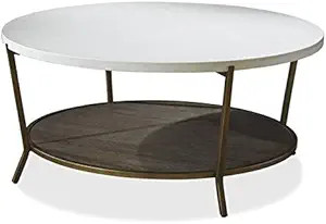 Universal Furniture Playlist Round Coffee Table in Brown Eyed Girl | Amazon (US)