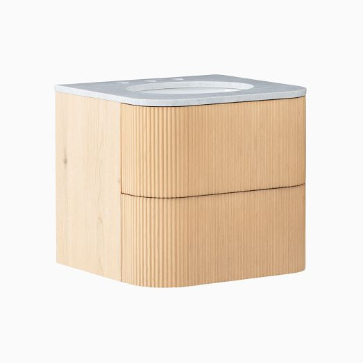 Ellington Floating Single Bathroom Vanity (24"–36") | West Elm (US)