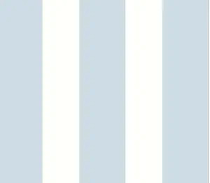 NextWall Luxe Haven Designer Stripe Peel and Stick Wallpaper (Hampton Blue) | Amazon (US)