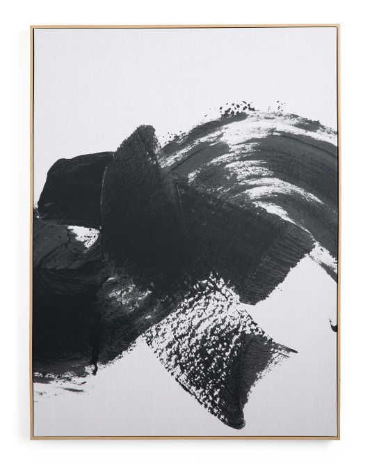 30x40 Expression Black Framed Canvas | TJ Maxx
