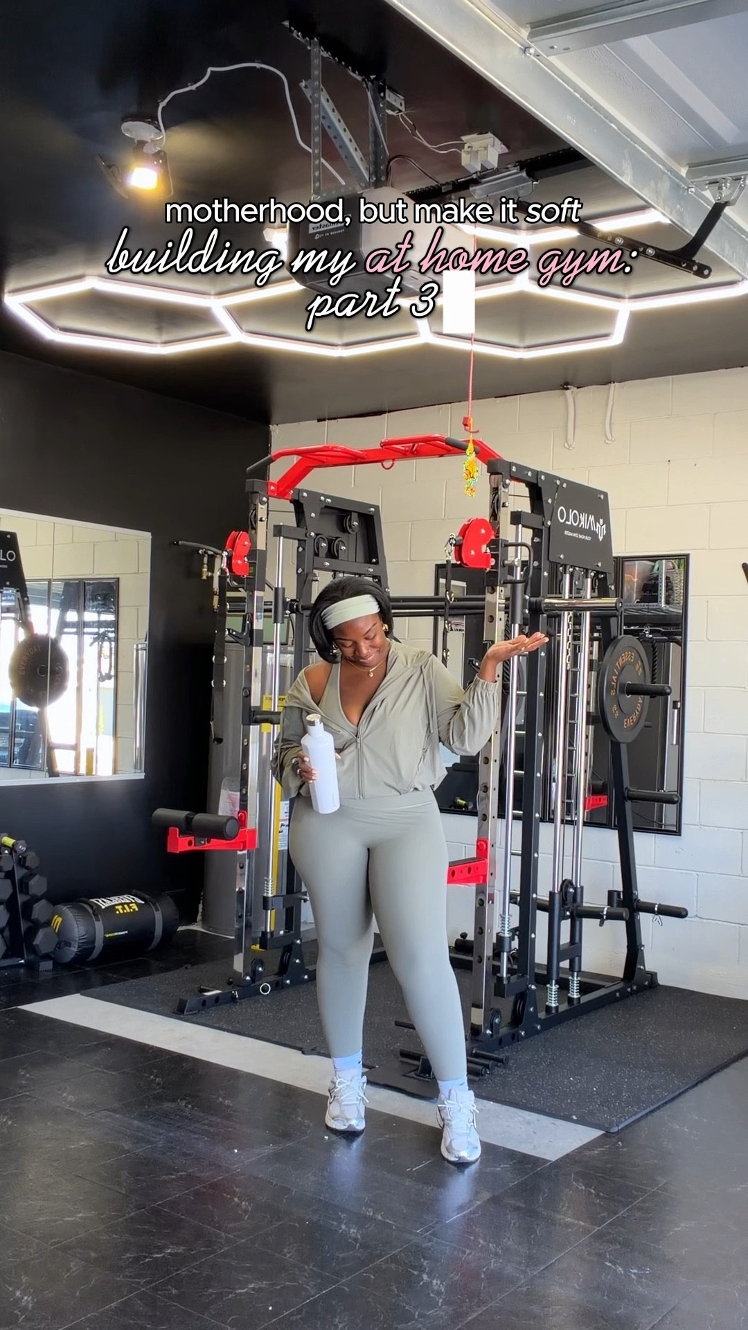 Bringing the gym to the house 🥰