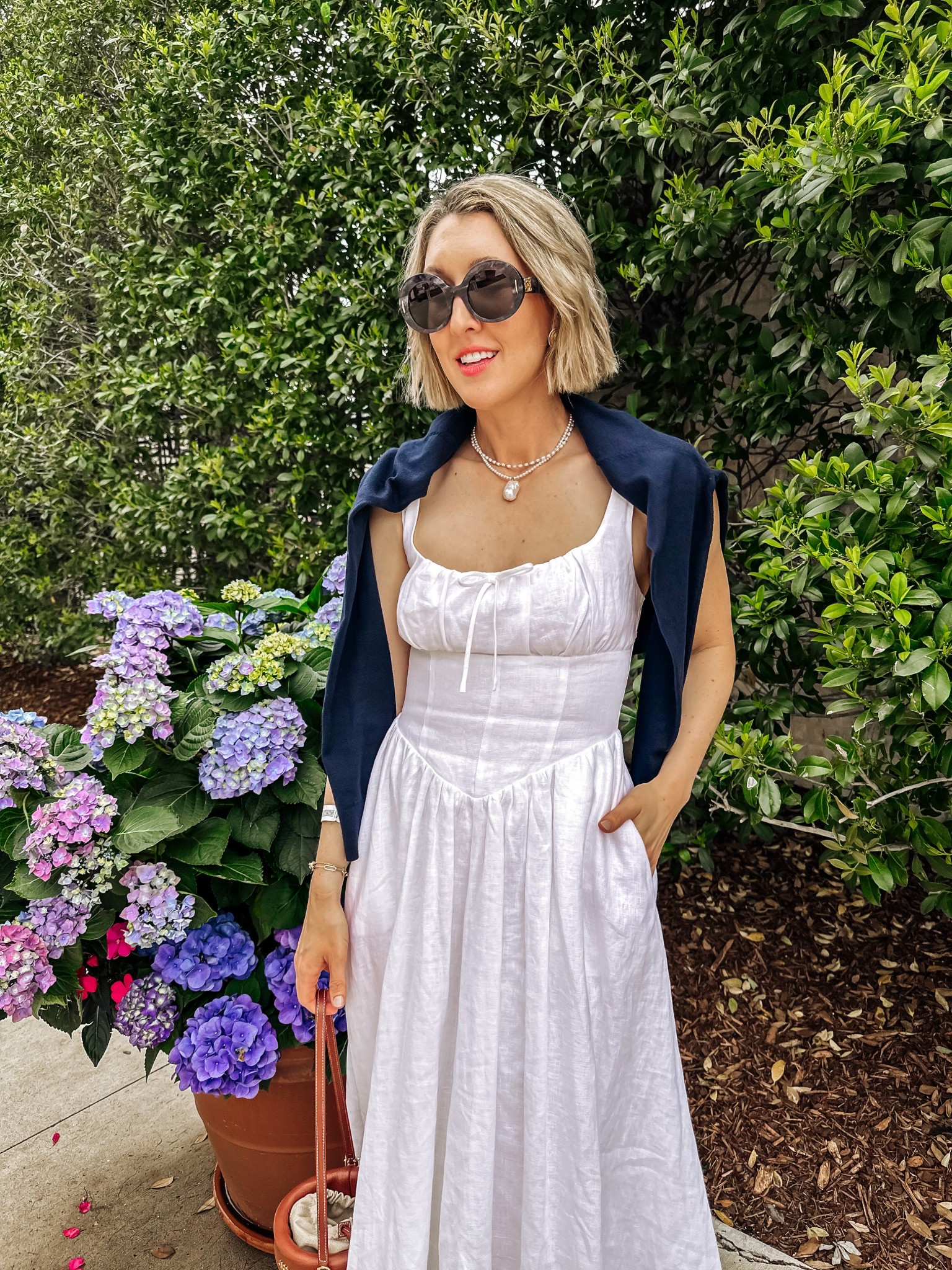 Summer dress, reformation, garden party, tennis match , Loewe glasses 

#LTKStyleTip #LTKSeasonal
