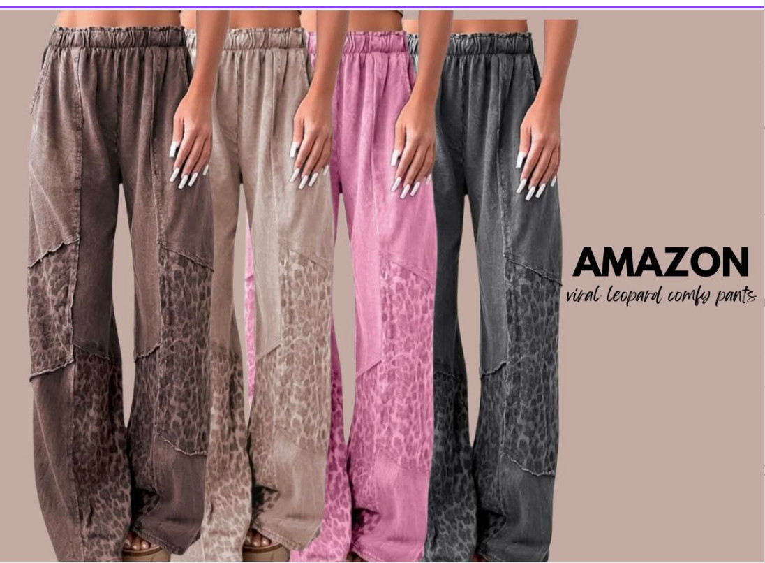 🚨Amazon's NEWEST DROP!!  The Viral ELASTIC Waist PANTS! 
I bought 2 pairs...can you guess what COLORS 🙂. These are lightweight and perfect to throw on with a scoop tank! 

Type "SHOP" in the comments and I will send you the link to stop! 

#amazonfinds #amazonmusthaves #amazon #casualfashion #Sweatpants #leopardprint

#LTKdayinmylife #LTKgrwm #LTKootd