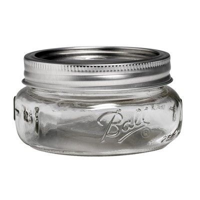 Ball 4ct 8oz Collection Elite Glass Mason Jar with Lid and Band - Wide Mouth | Target