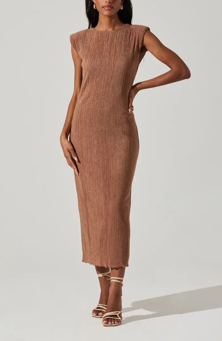 Plissé Maxi Dress | Nordstrom