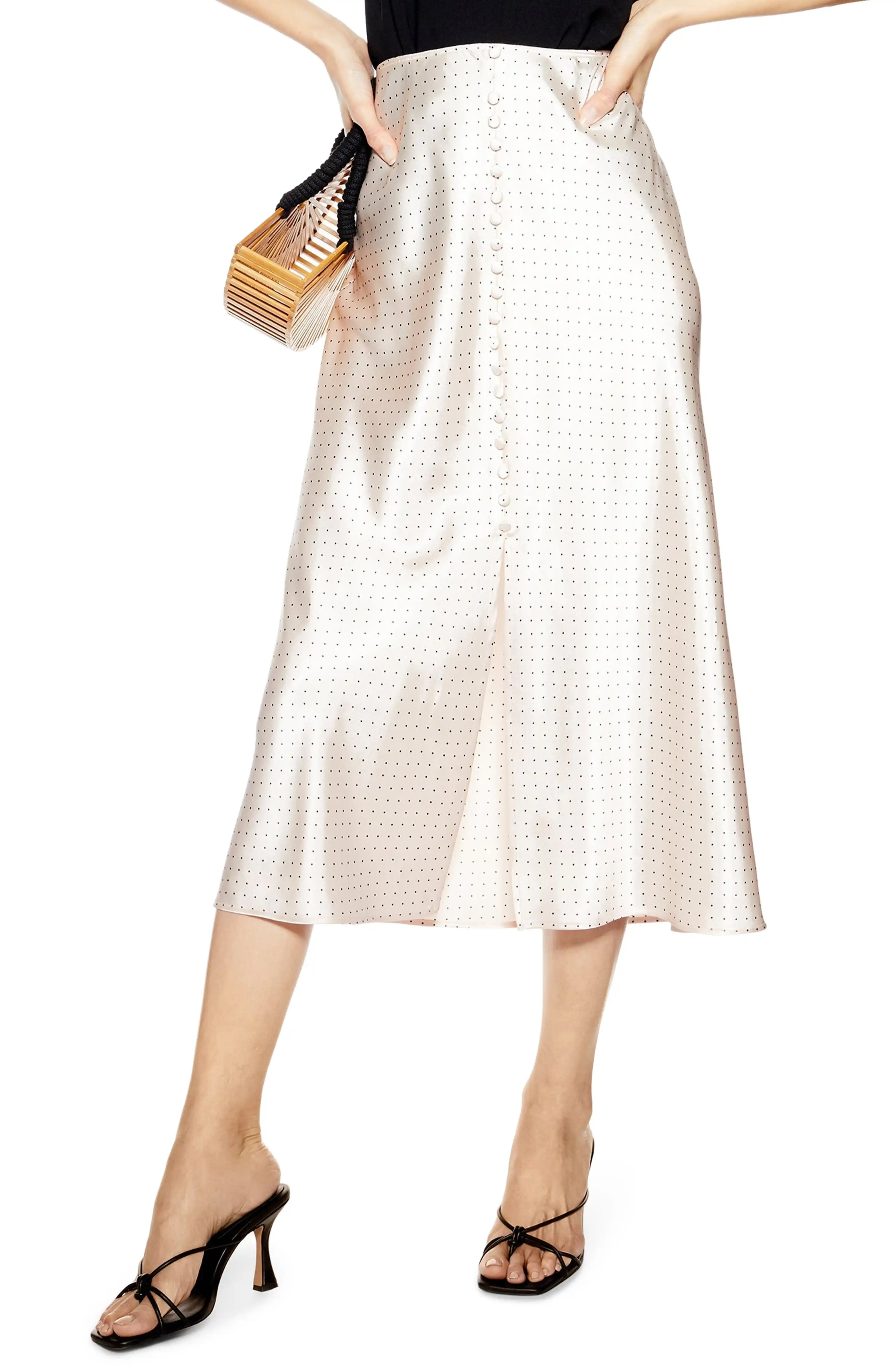 Polka Dot Midi Skirt | Nordstrom