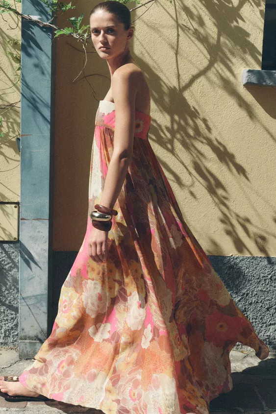 ZW COLLECTION PRINTED DRESS | Zara US