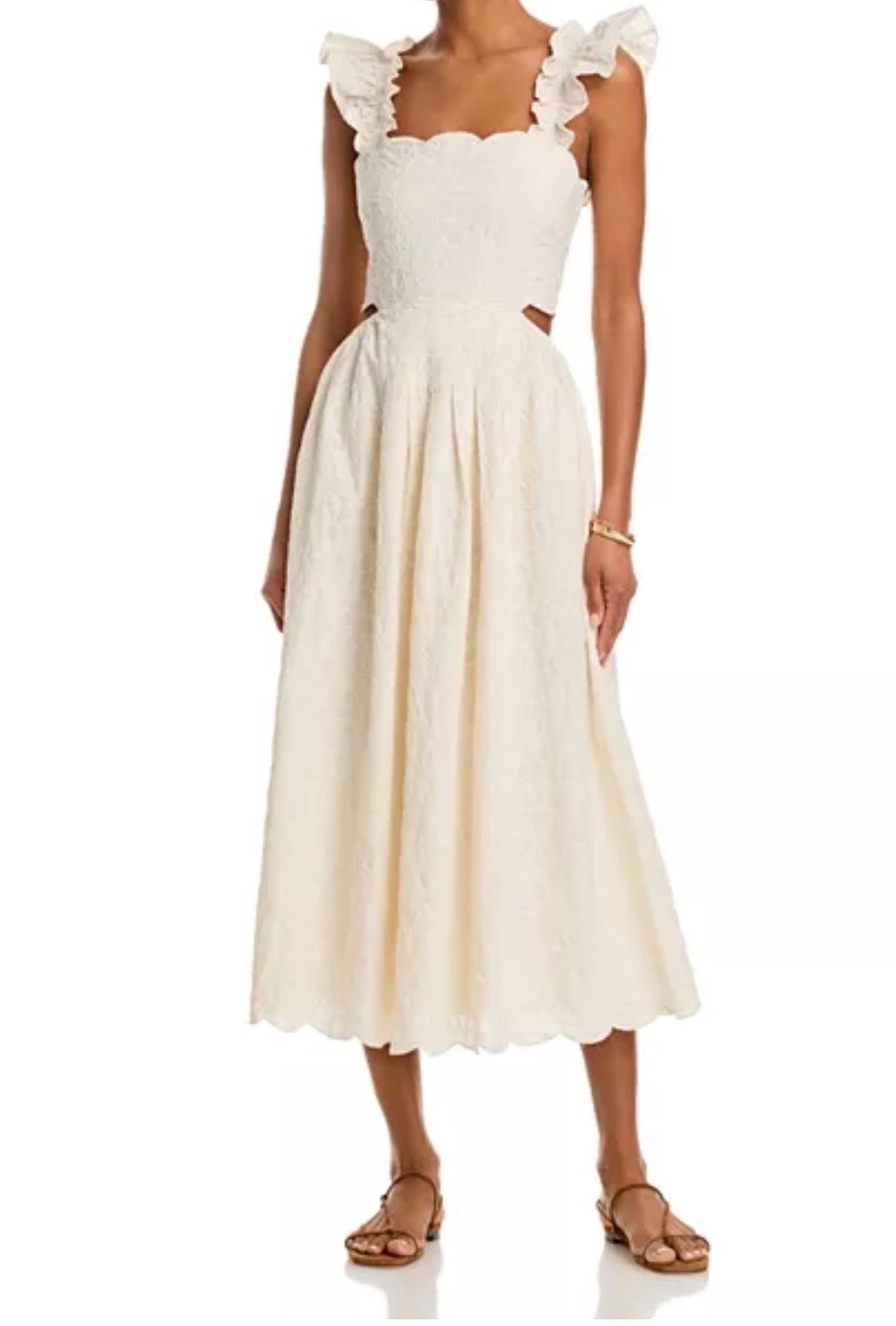 Embroidered Scallop Trim Dress Aqua

#LTKootd #LTKSaleAlert #LTKSeasonal