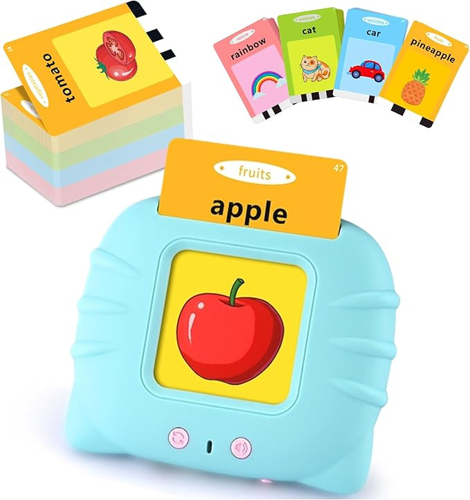 Toloso Toddler Toys for 1 2 3 4 5 Years Old Boys Girls, 224 Words Talking Flash Cards, Montessori... | Amazon (US)