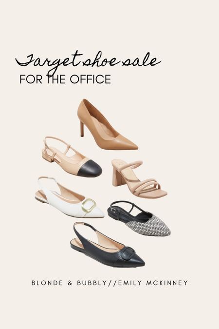 Target shoe sale: for the office 👩🏼‍💻💼

20% off shoes this weekend! Flats & heels that are perfect for the office!

Shoes. Sale. Work shoes. Office. Business casual. Smart causal. Spring. 

#LTKshoecrush #LTKworkwear #LTKsalealert