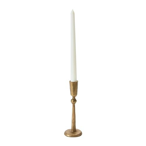 Creative Co-Op Hand-Forged Metal Taper, Antique Brass Finish Candle Holder | Amazon (US)