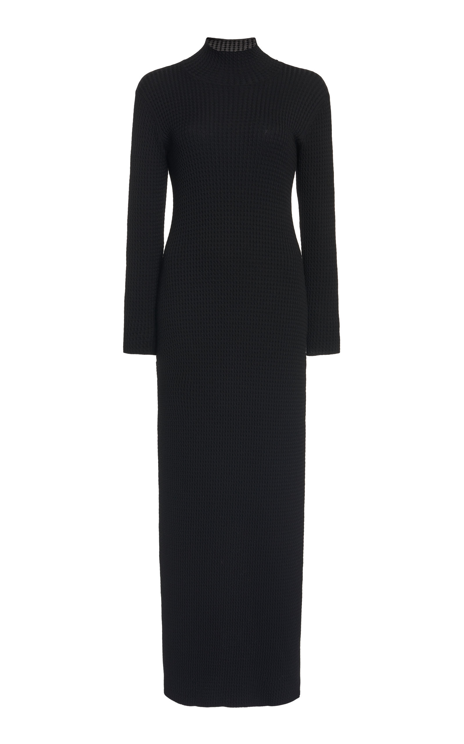 Fitted Cable-Knit Wool Maxi Dress | Moda Operandi (Global)