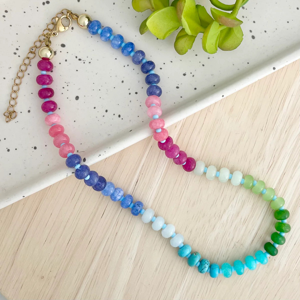 Gemstone Candy Necklace - Dolly | MODish Design Co