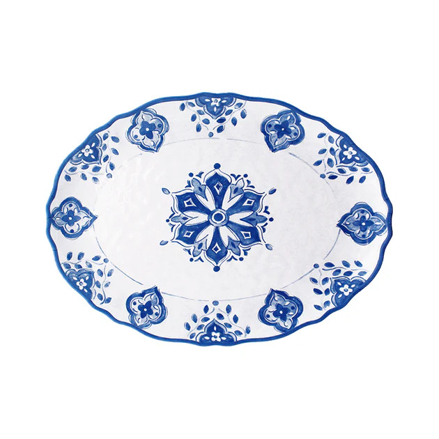 Amalfi Melamine Oval Platter | Cailini Coastal