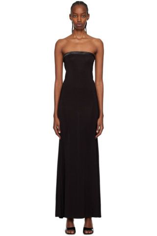Reformation - Black Athens Maxi Dress | SSENSE