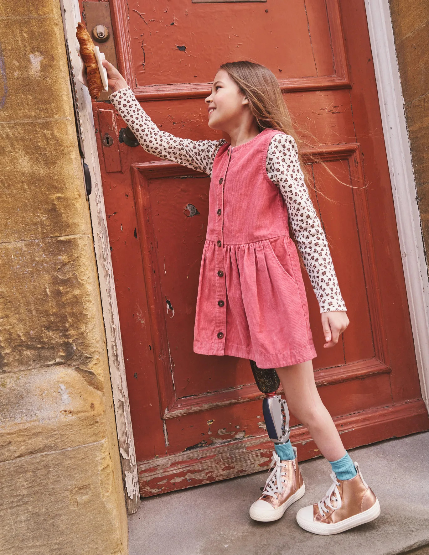 Button Through Pinafore Dress | Boden (US)