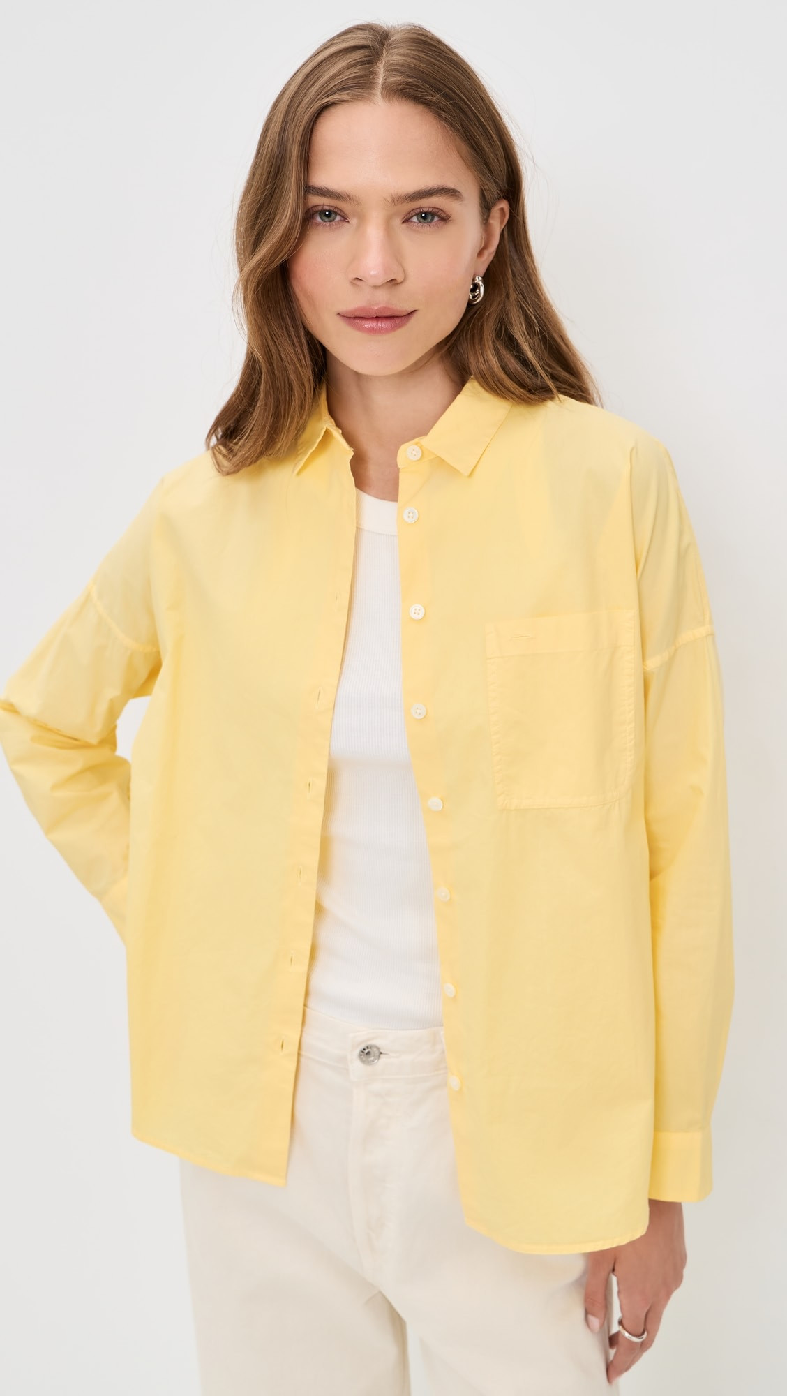 Jo Shirt In Cotton Poplin | Shopbop