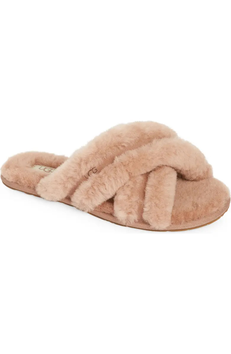 Scuffita Genuine Shearling Slide Slipper (Women) | Nordstrom