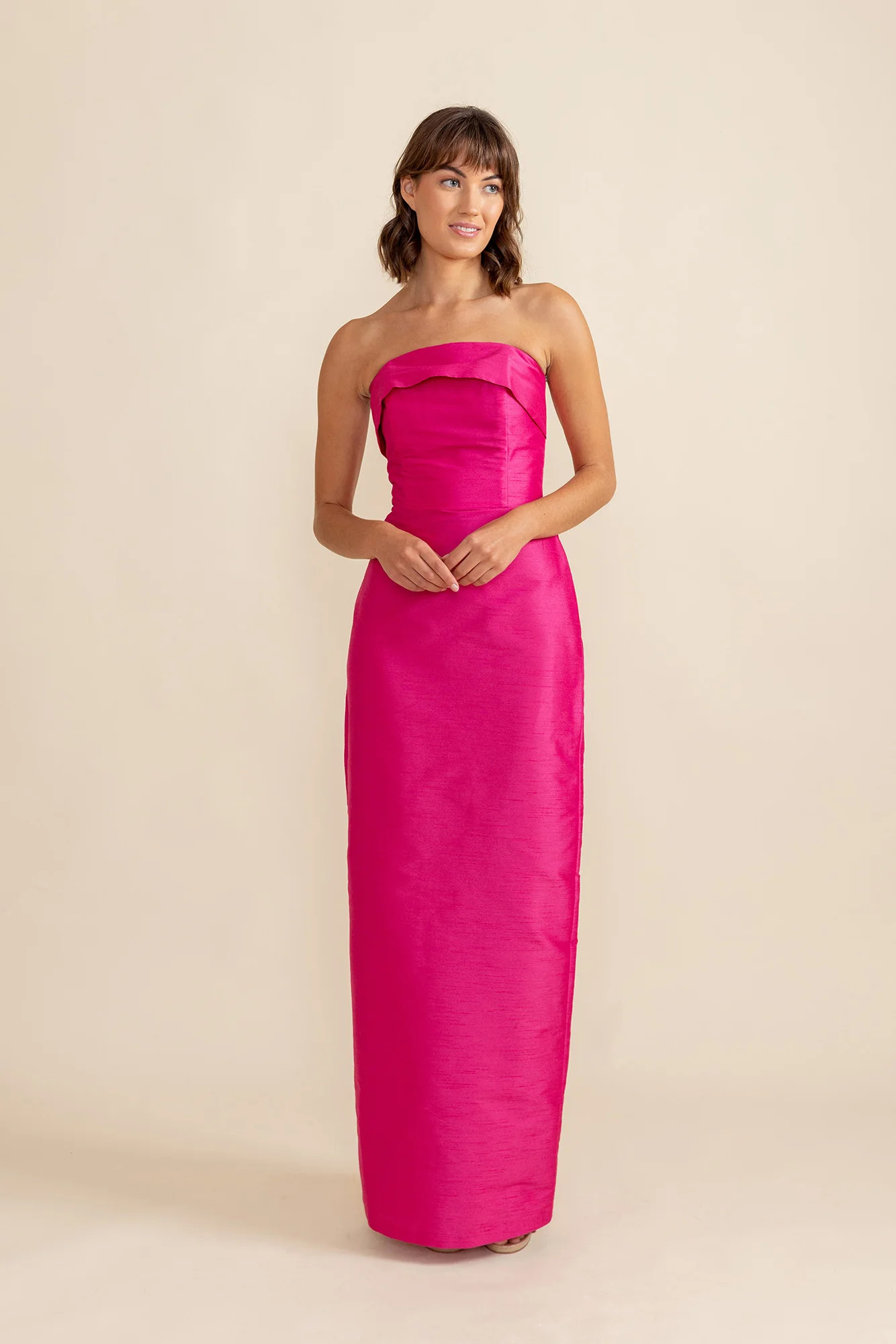 Eva Floor-Length Strapless Bridesmaid Dress | 40+ Colors | LulaKate
