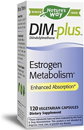 Nature's Way Dim-Plus Supplement, Estrogen Metabolism, Diindolylmethane Vegetarian Capsules, 120-... | Amazon (US)