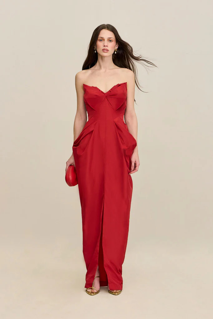GEMMA GOWN - GARNET | Cult Gaia - US