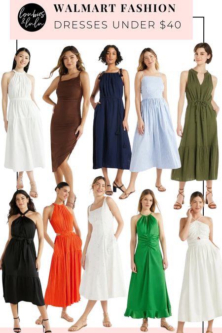 The best dresses under $40 from Walmart fashion👗 Grab your faves before they sell out! Beautiful styles and quality! 

#LTKparties #LTKwedding #LTKfindsunder50