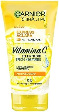 Gel de Limpeza Facial Antibacteriano Garnier Uniform & Matte Vitamina C, 150ml, Incolor | Amazon (BR)