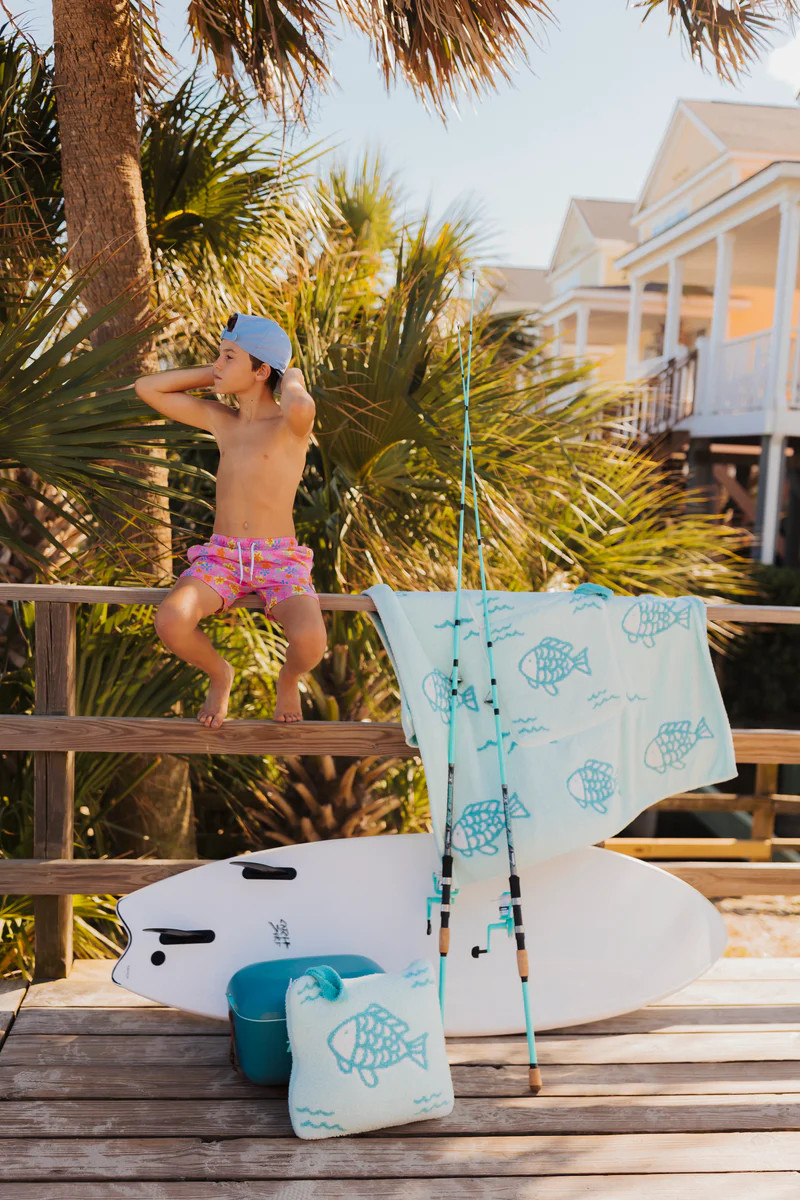 Aqua Fish Quillow - Kid Sizing | Shop Staykation